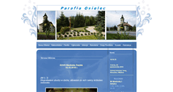 Desktop Screenshot of parafiaosielec.pl